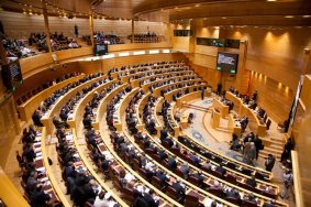 Imagen de un Pleno del Senado correspondiente a la presente Legislatura.